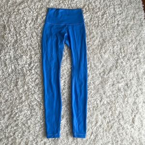Size 0 Light Blue Lululemon Leggings